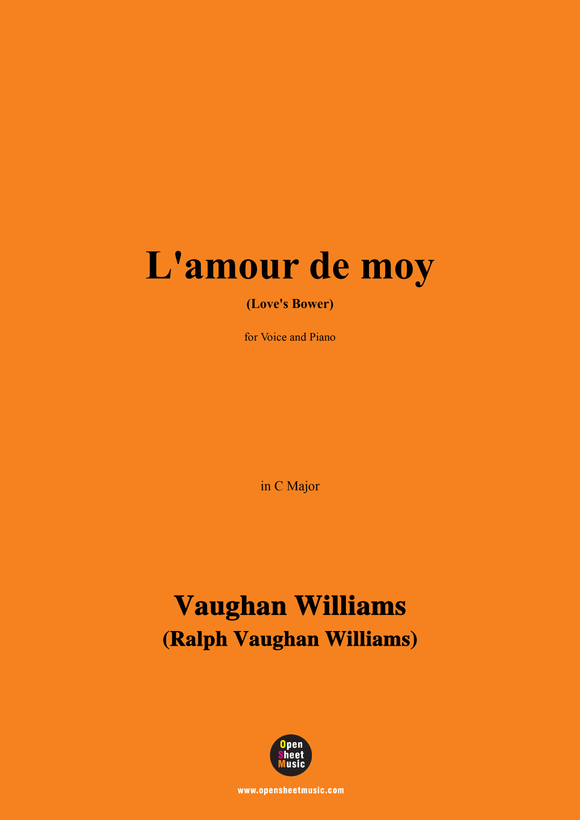 Vaughan Williams-L'amour de moy