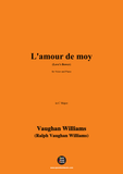 Vaughan Williams-L'amour de moy