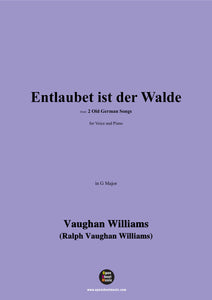 Vaughan Williams-Entlaubet ist der Walde