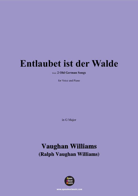 Vaughan Williams-Entlaubet ist der Walde