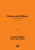 Vaughan Williams-Motion and Stillness
