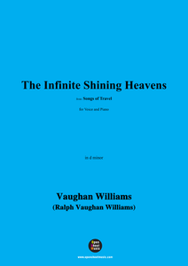 Vaughan Williams-The Infinite Shining Heavens