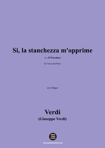 Verdi-Si,la stanchezza m'opprime