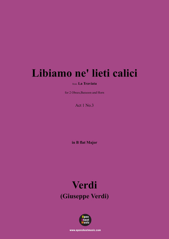 Verdi-Libiamo ne' lieti calici