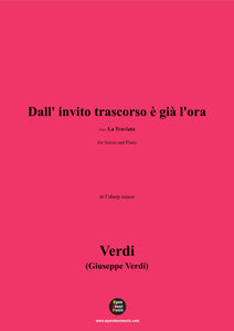 Verdi-Dall' invito trascorso è già l'ora