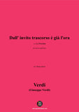 Verdi-Dall' invito trascorso è già l'ora