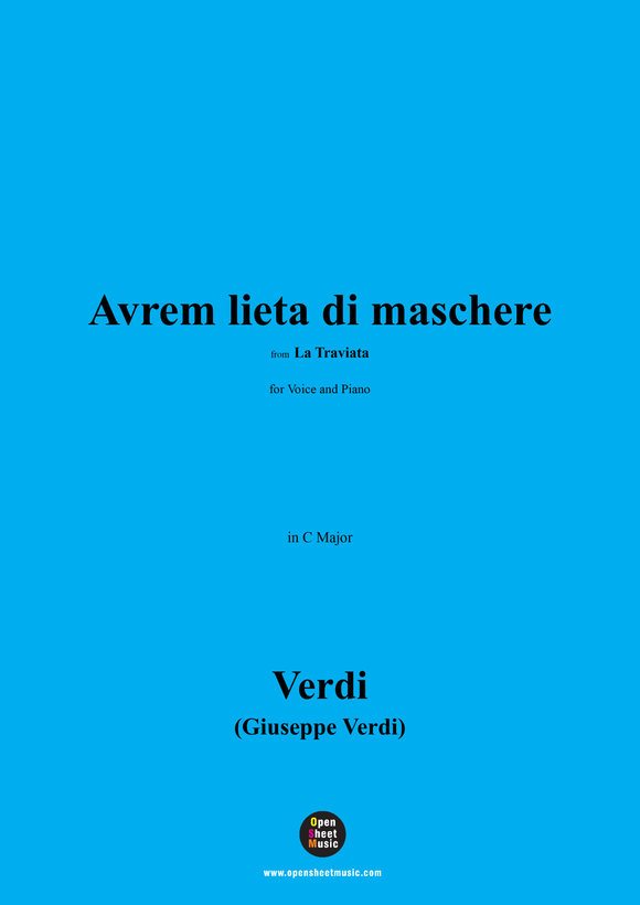 Verdi-Avrem lieta di maschere