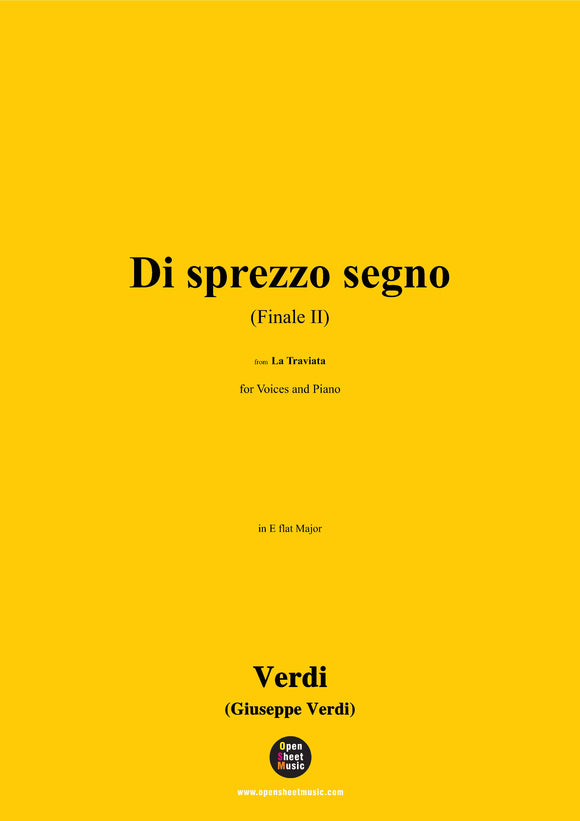 Verdi-Di sprezzo segno(Finale II)