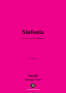 Verdi-Sinfonia(Overture to Les vêpres siciliennes),for Orchestra