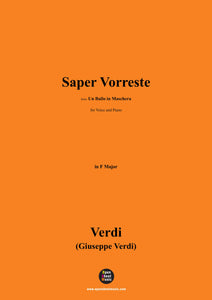 Verdi-Saper Vorreste