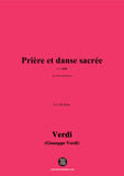 Verdi-Prière et danse sacrée