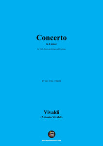 Vivaldi-Concerto,for Viola Solo,Lute,Strings and Continuo