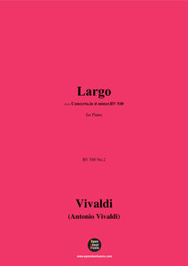 Vivaldi-Largo,RV 540 No.2