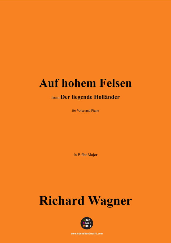 R. Wagner-Auf hohem Felsen