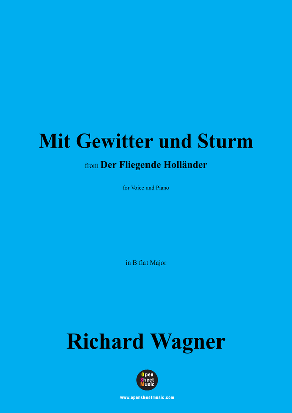 R. Wagner-Mit Gewitter und Sturm