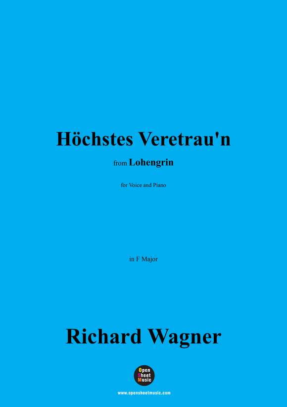 R. Wagner-Höchstes Veretrau'n