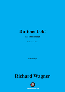 R. Wagner-Dir töne Lob!