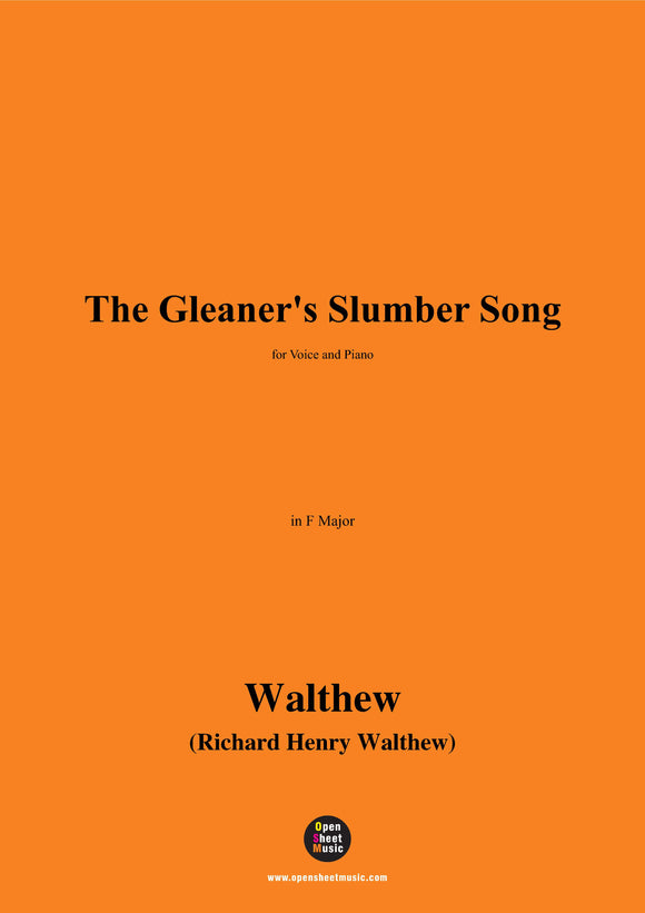 Walthew-The Gleaner's Slumber Song
