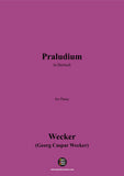 Wecker-Praludium,in Dorisch,for Piano