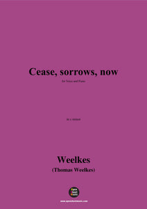 Cease,sorrows,now