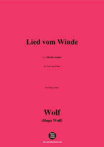 H. Wolf-Lied vom Winde