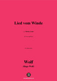 H. Wolf-Lied vom Winde