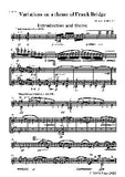 Britten-Variations on a Theme of Frank Bridge,Op.10
