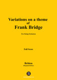 Britten-Variations on a Theme of Frank Bridge,Op.10