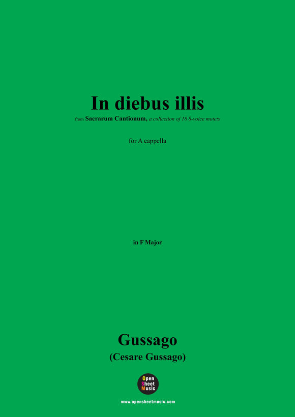 Gussago-In diebus illis,for A cappella