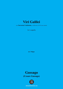 Gussago-Viri Galilei,for A cappella