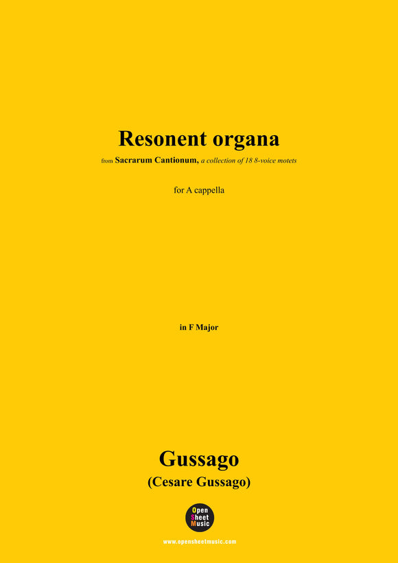 Gussago-Resonent organa,for A cappella