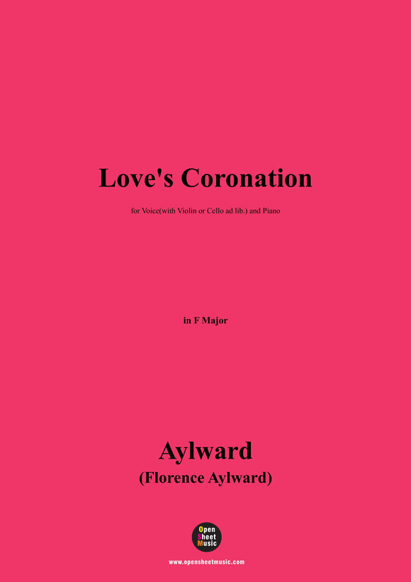 Aylward-Love's Coronation