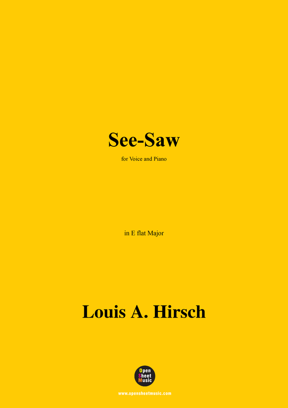 Louis A. Hirsch-See-Saw
