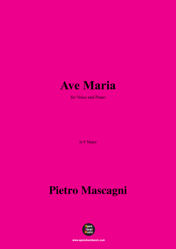 P. Mascagni-Ave Maria