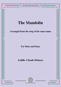 Debussy-The Mandolin,for Flute and Piano