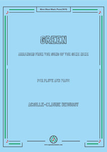 Debussy-Green, for Flute and Piano