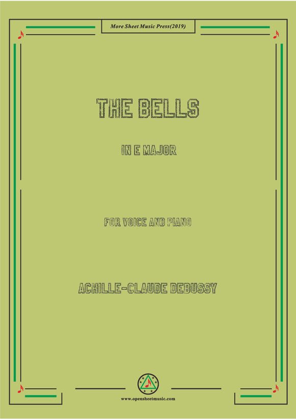 Debussy-The Bells,for Voice and Piano
