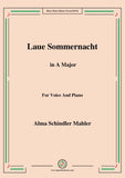 Alma Mahler-Laue Sommernacht