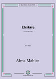Alma Mahler-Ekstase,in F Major,for Voice and Piano