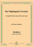 Alyabyev-The Nightingale(Соловей), for Flute and Piano