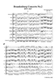 Bach,J.S.-Brandenburg Concerto No.2 in F Major,BWV 1047,Trumpet,Flute,Oboe,Violin and Strings