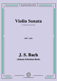 J. S. Bach-Violin Sonata,in g minor,BWV 1020