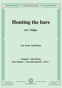 Bantock-Folksong,Hunting the hare(Hela'r 'sgyvarnog)