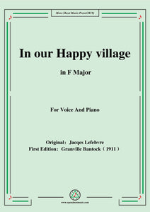 Bantock-Folksong,In our Happy village(Dans notre village)
