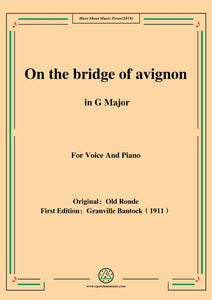 Bantock-Folksong,On the bridge of avignon(Sur la pont d'Avignon)