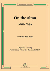 Bantock-Folksong,On the alma(Auf der Alma)