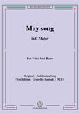 Bantock-Folksong,May song(Cancion de Maja)