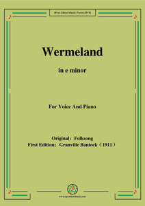 Bantock-Folksong,Wermeland(Vermeland)