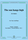 Bantock-Folksong,The sun hangs high(Charki Hidjaz)