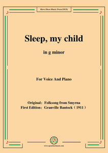 Bantock-Folksong,Sleep,my child(Aïnte)